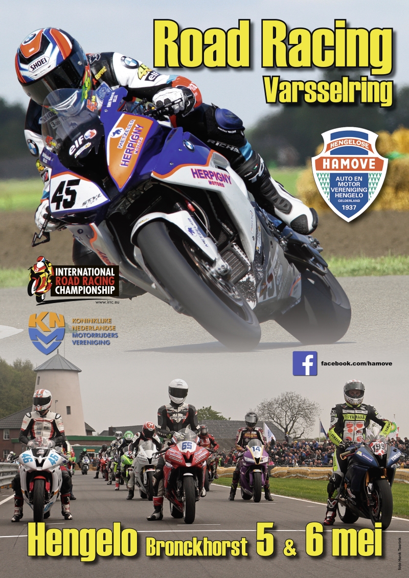 Poster Road Racing 2018 Varsselring Hengelo